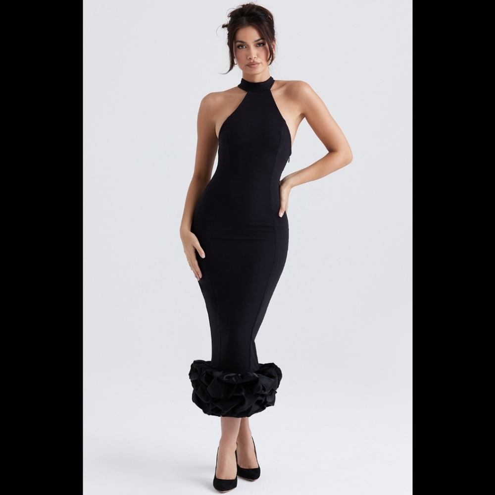 House of CB black Juniper dress - size M